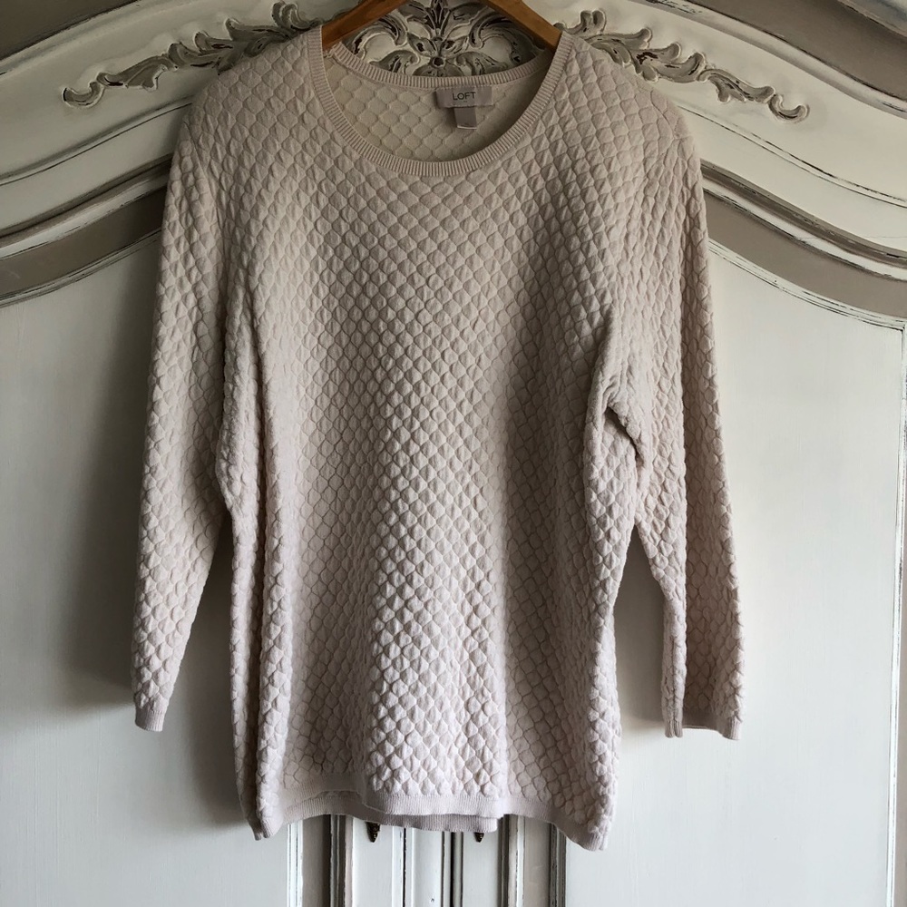 LOFT 7/8th sleeve sweater